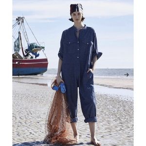 Billy Reid Chambray Jumpsuit size Small
